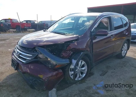 2012 Honda Cr-V Ex-L из США, поврежденный, VIN 5J6RM4H72CL082864